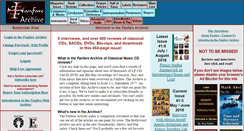 Desktop Screenshot of fanfarearchive.com